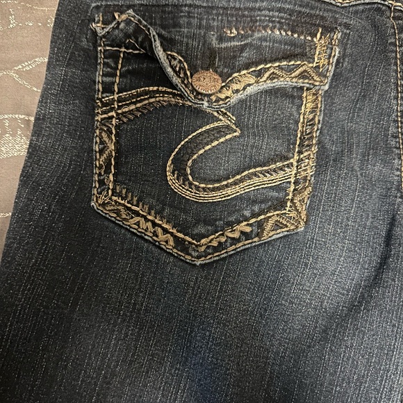 Women’s Silver Jeans -Aiko Size 34W/33L - Picture 9 of 15